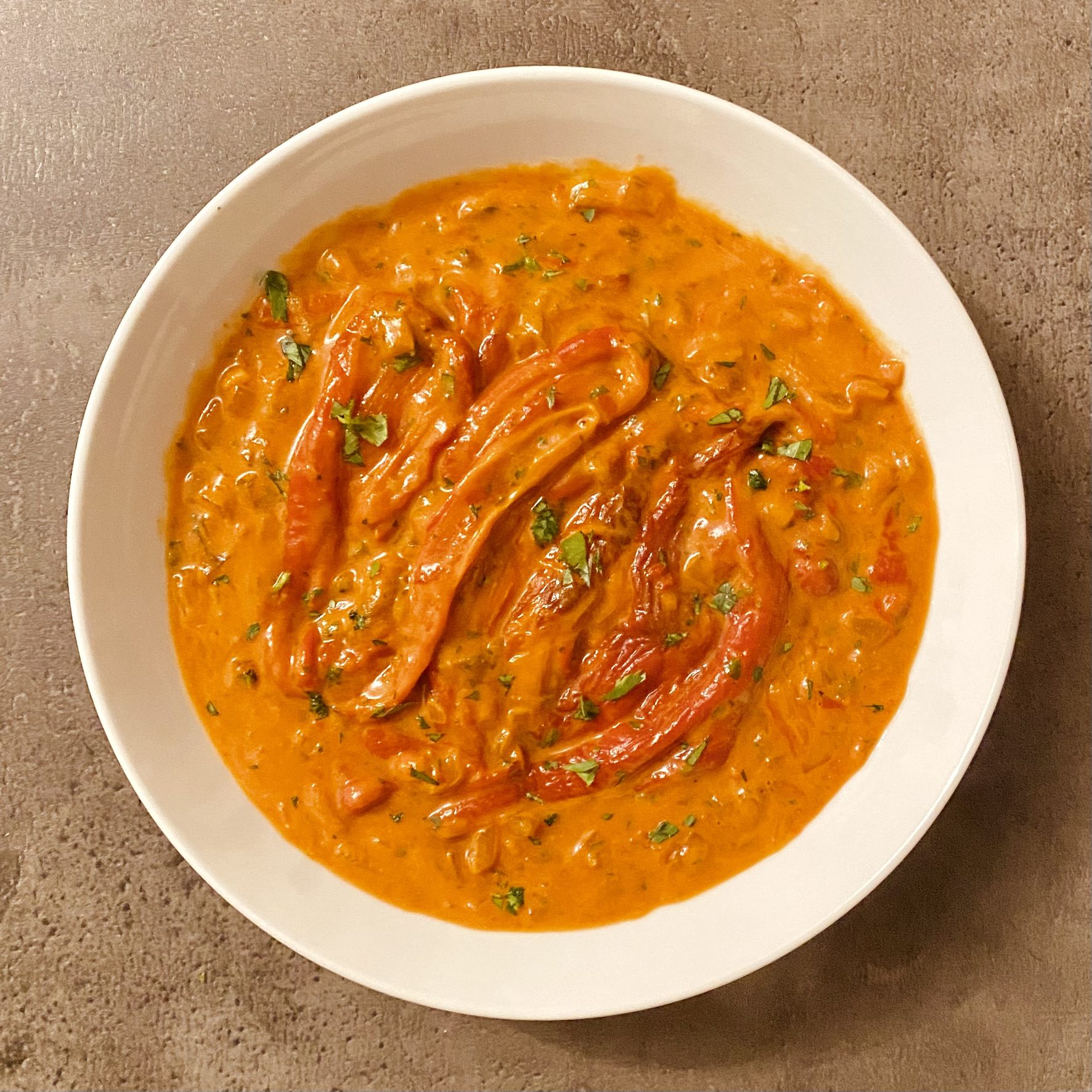 Ardei copți cu smântână