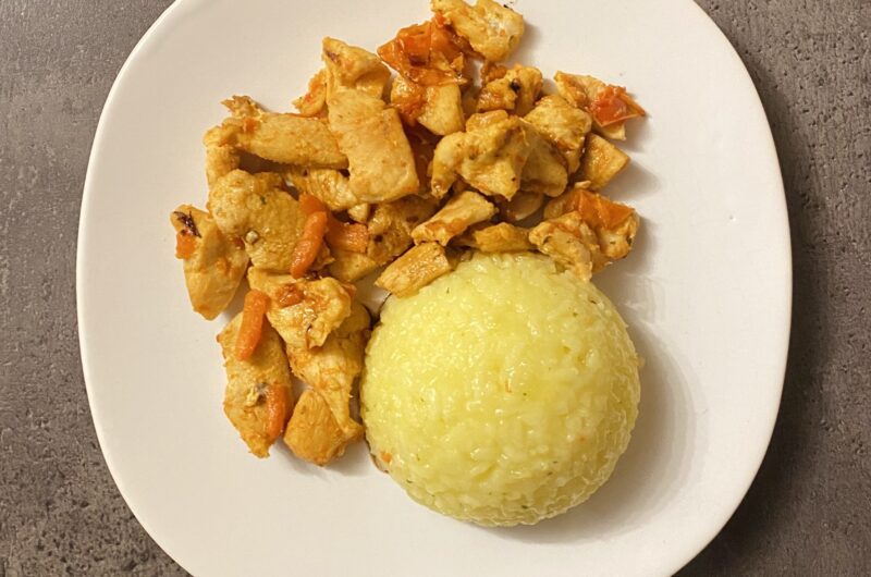 Orez cu pui și legume