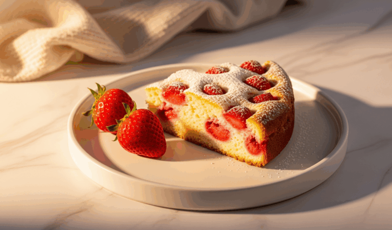 Prajitura cu Ricotta si capsuni