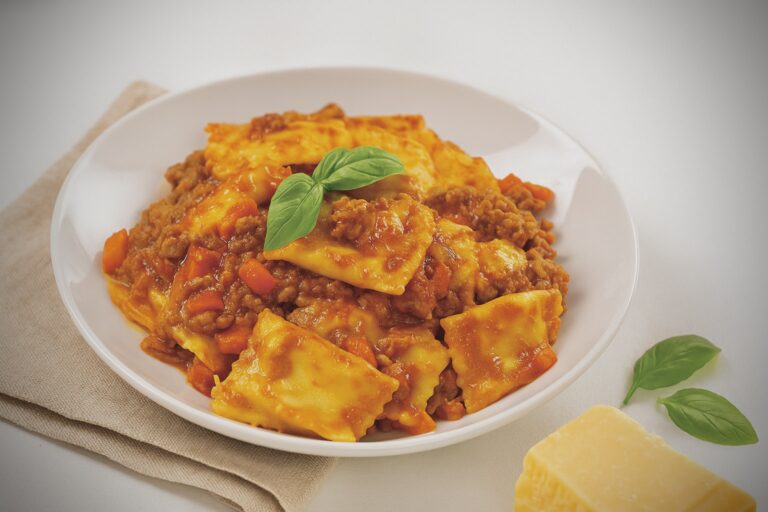 Ravioli cu carne de vita