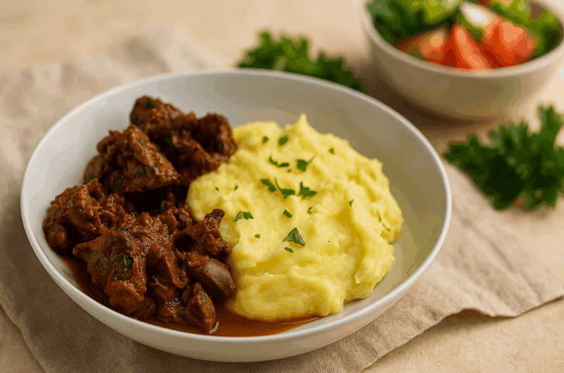 Ficăței de pui cu piure