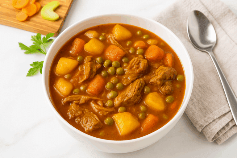 Tocanita de vitel cu legume