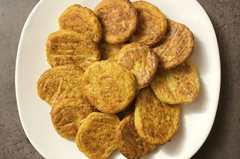 Chiftele de dovlecel și piure