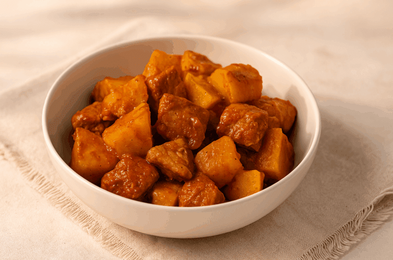 Gulaș de porc cu cartofi