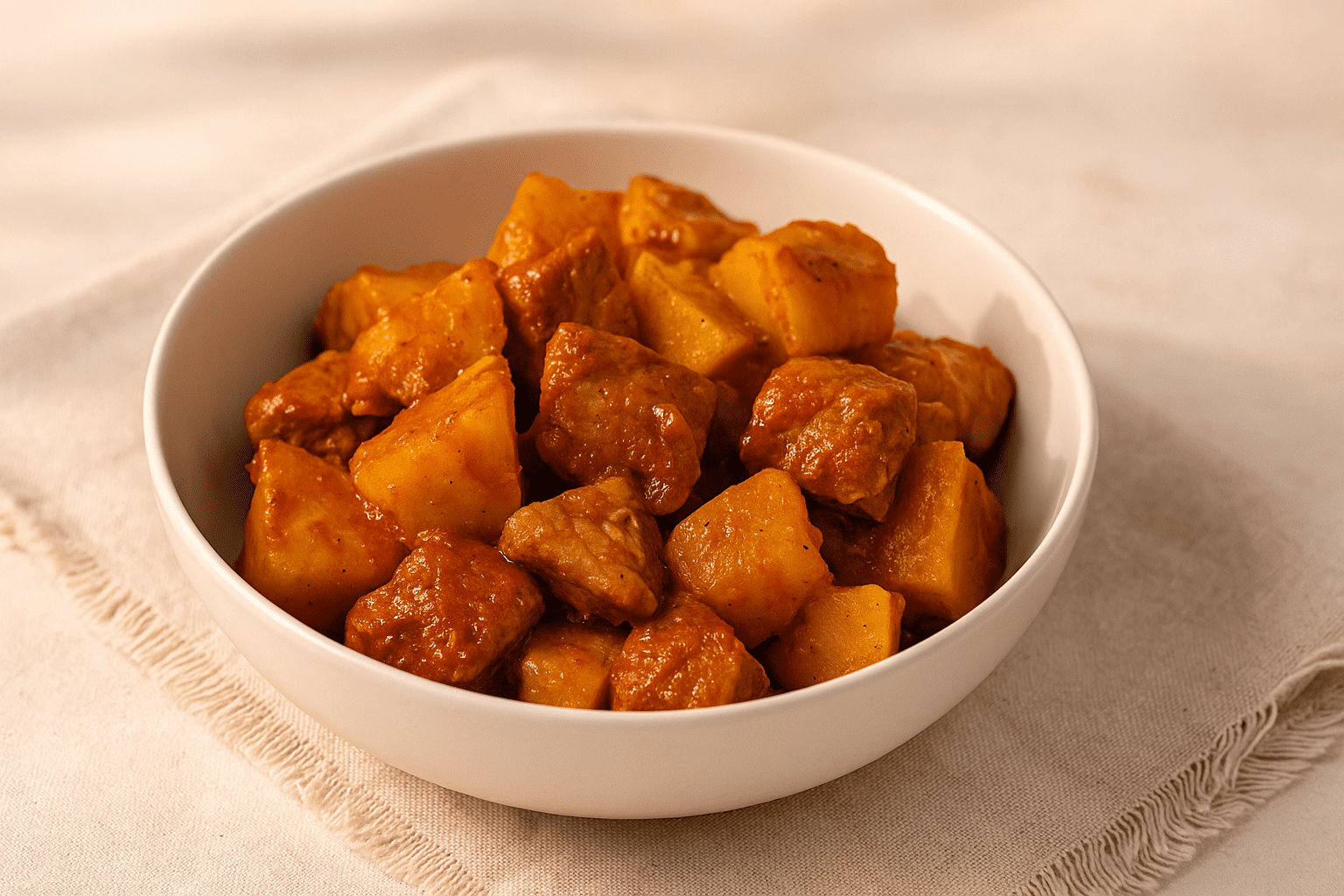 Gulas de porc cu cartofi