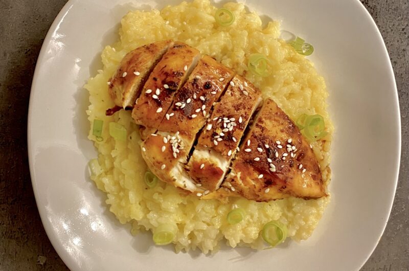 Orez cu pui teriyaki