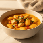 Supa de pui cu gnocchi