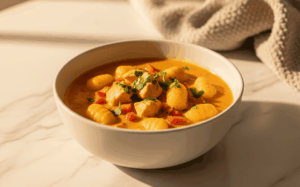 Supa de pui cu gnocchi