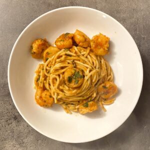 Spaghetti cu creveți
