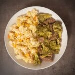 Carne de vită cu broccoli și orez